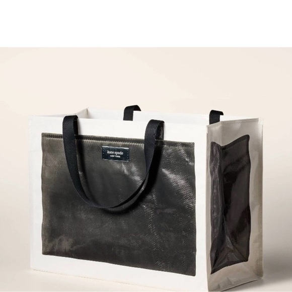 Kate Spade Black and White Tote Bag - Picture 2 of 6